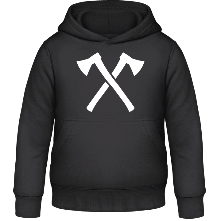 Crossed Axes Barn Hoodie contain pic