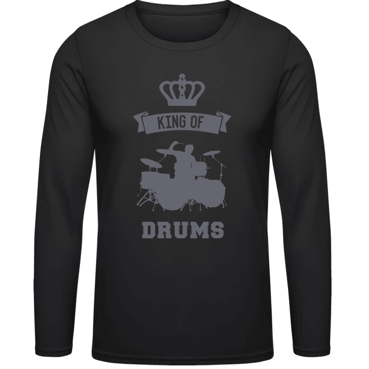 King Of Drums Langermet skjorte contain pic
