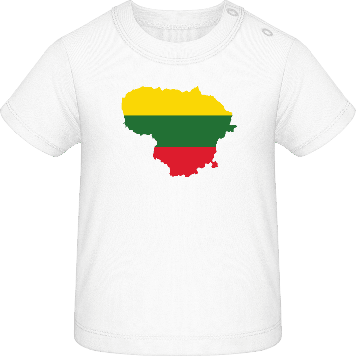 Lithuania Map Camiseta de bebé contain pic