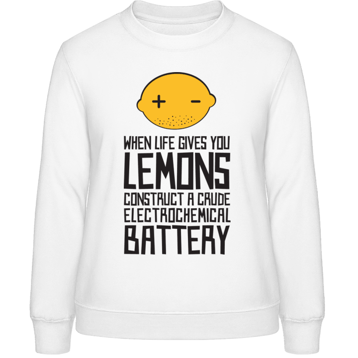 When Life Gives You Lemons Vrouwen Sweatshirt contain pic