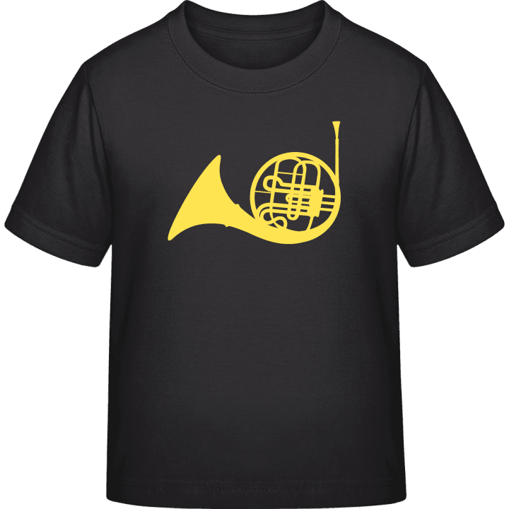 French Horn Logo T-skjorte for barn contain pic