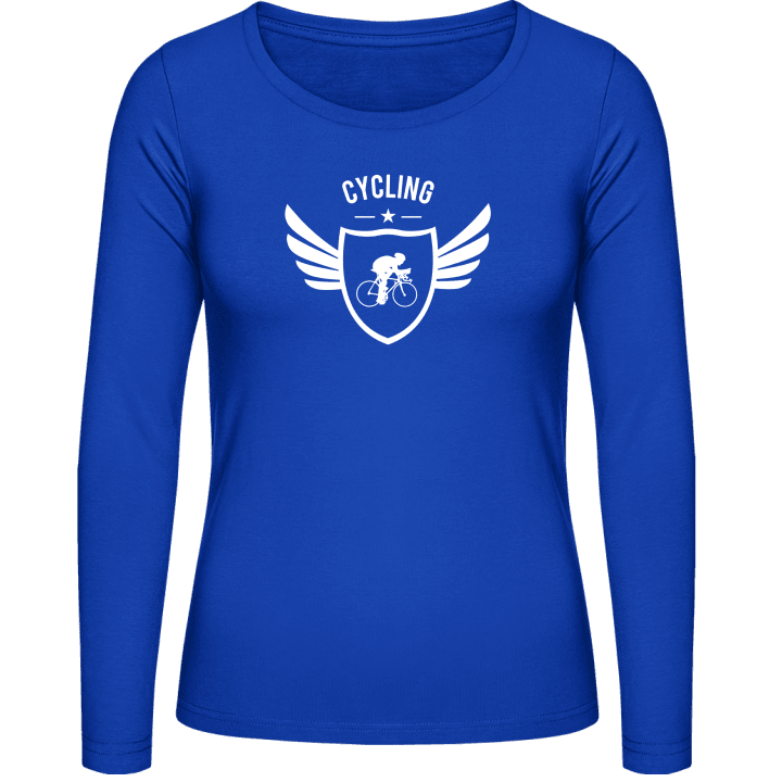 Cycling Star Winged Vrouwen Lange Mouw Shirt contain pic