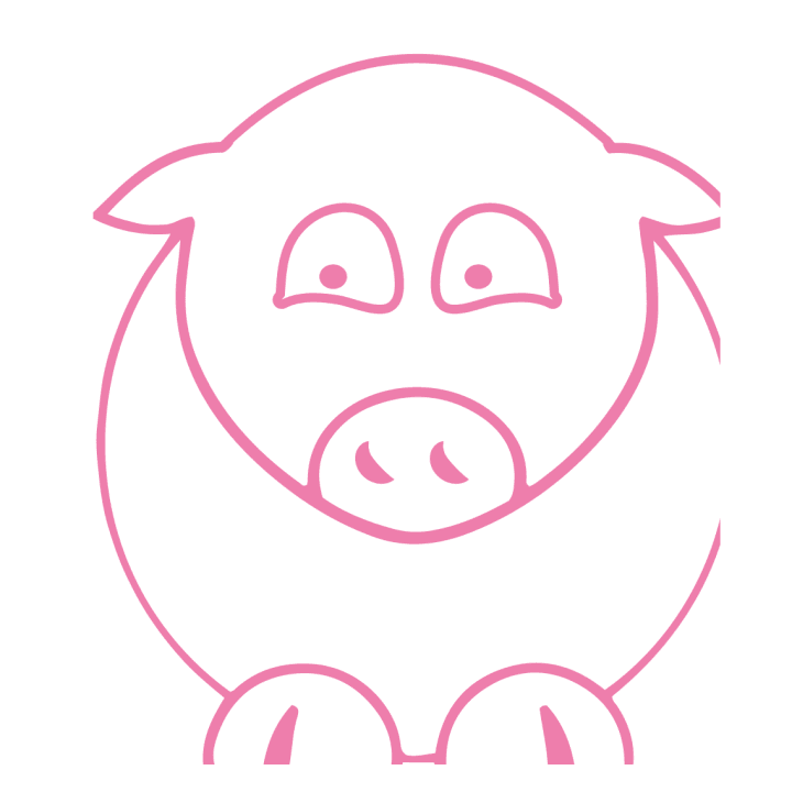 Funny Pig Bolsa de tela 0 image