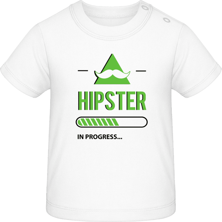 Hipster in Progress T-shirt bébé contain pic