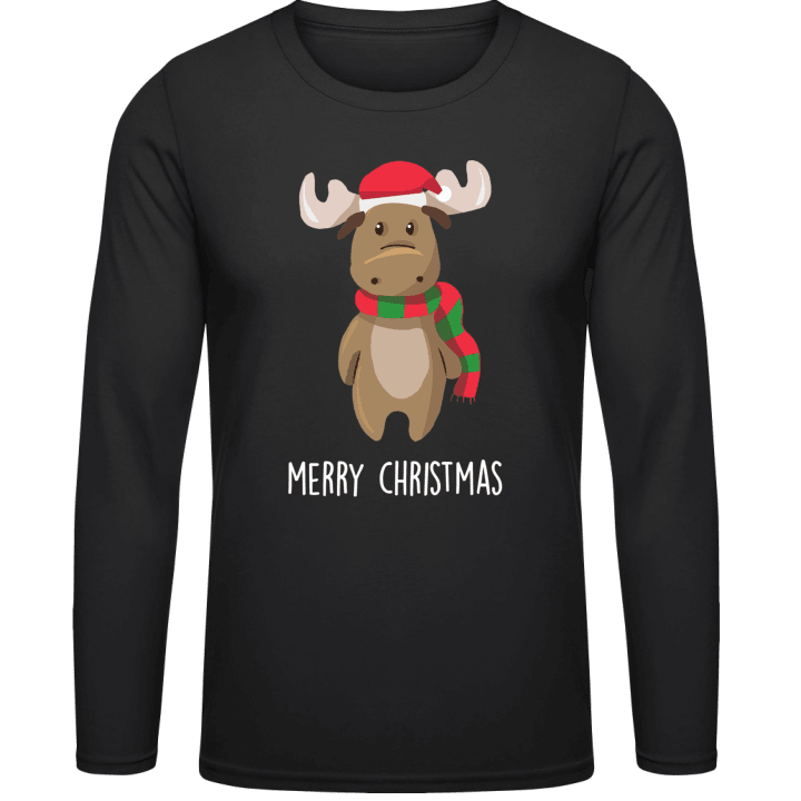 Merry Christmas Elk Long Sleeve Shirt 0 image