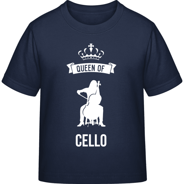 Queen Of Cello T-shirt för barn contain pic