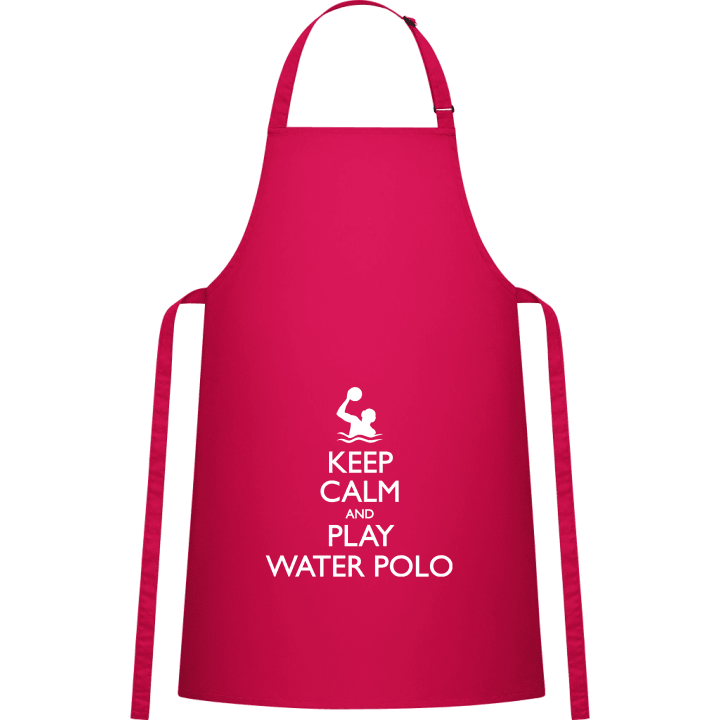 Keep Calm And Play Water Polo Delantal de cocina contain pic