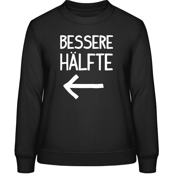 Linke Bessere Hälfte Sweat-shirt pour femme contain pic