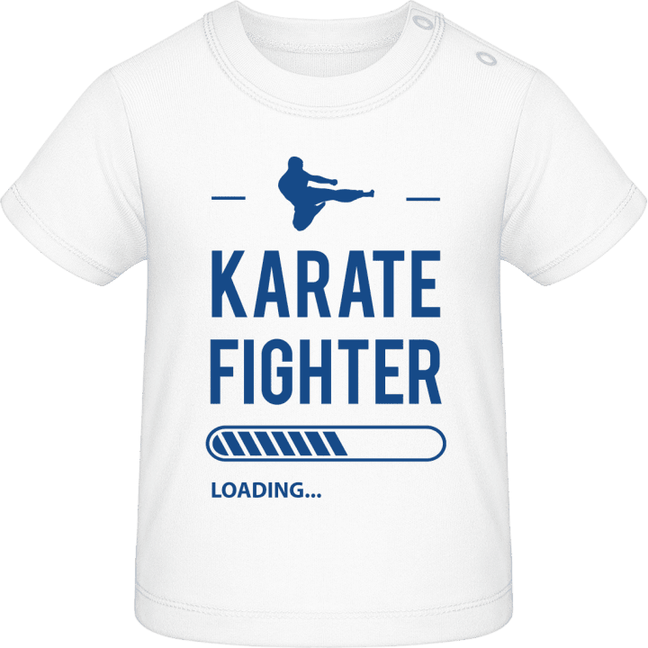 Karate Fighter Loading T-shirt för bebisar contain pic