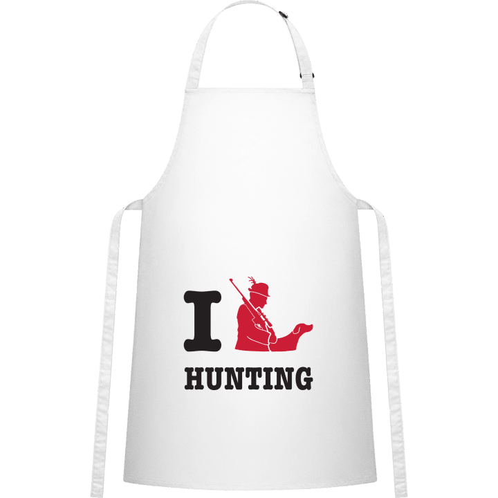 I Love Hunting Förkläde för matlagning contain pic