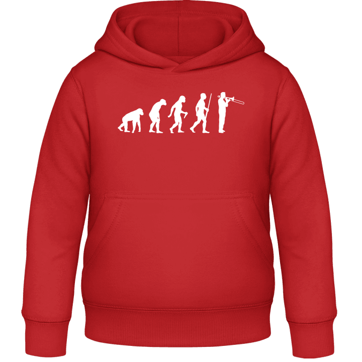 Trombonist Evolution Kids Hoodie contain pic