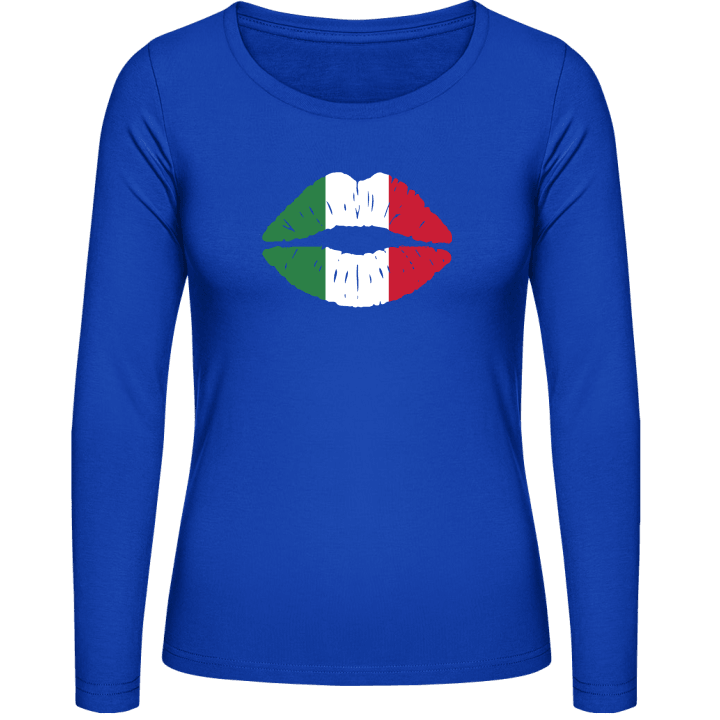 Italian Kiss T-shirt à manches longues pour femmes contain pic