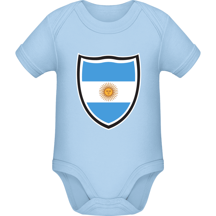 Argentina Flag Shield Baby Romper contain pic