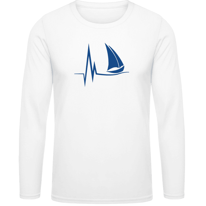 Sailboat Symbol T-shirt à manches longues contain pic