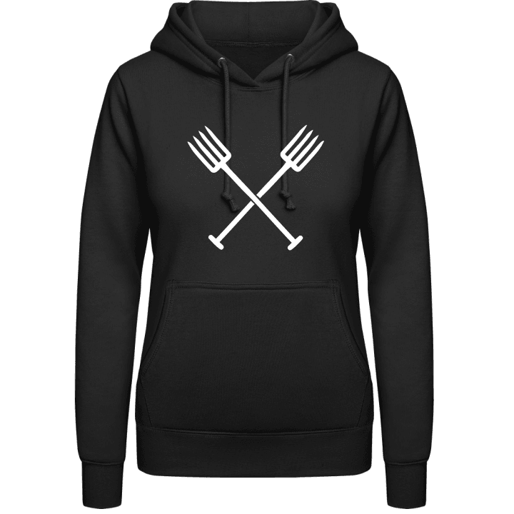Crossed Pitchforks Vrouwen Hoodie contain pic