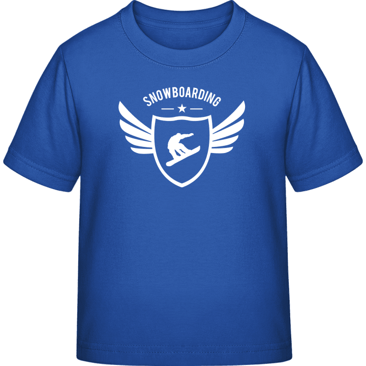 Snowboarding Winged Kinderen T-shirt contain pic