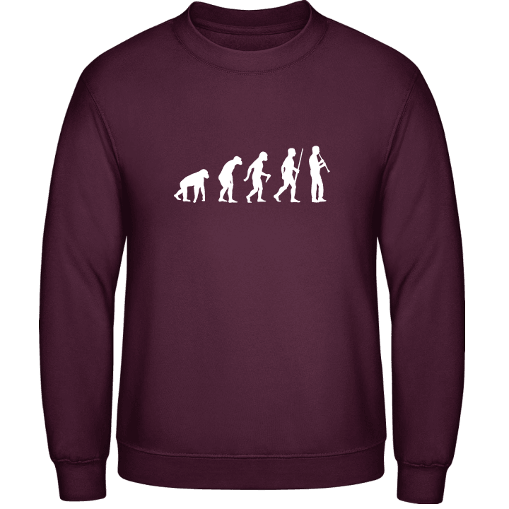 Clarinet Player Evolution Sweatshirt contain pic