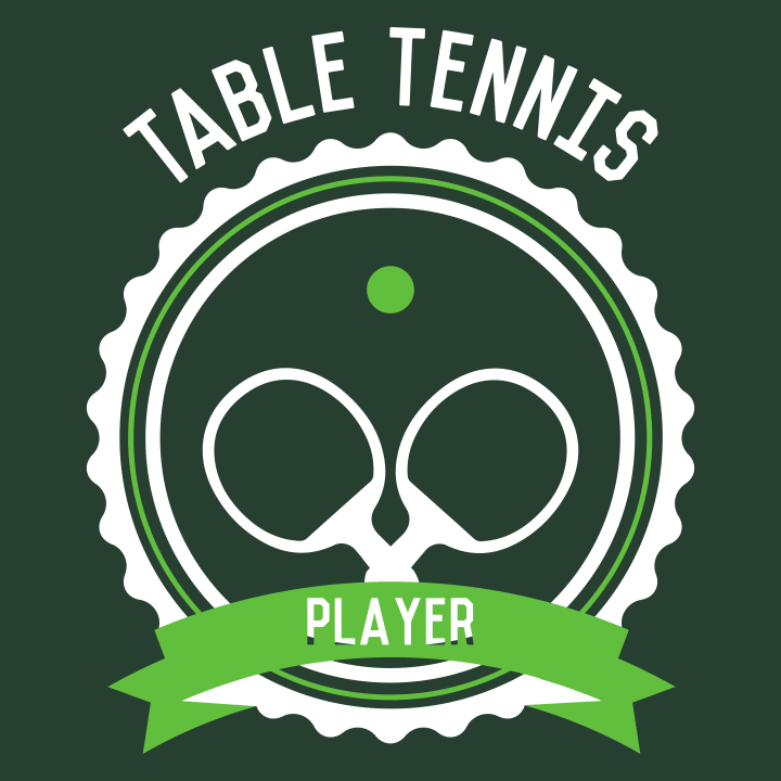 Table Tennis Player Crest Camiseta 0 image