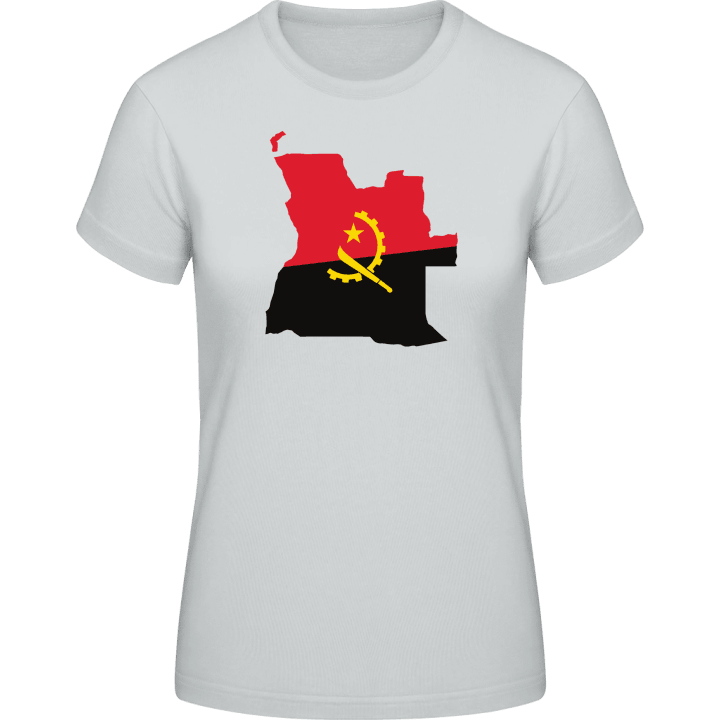 Angola Map T-skjorte for kvinner contain pic