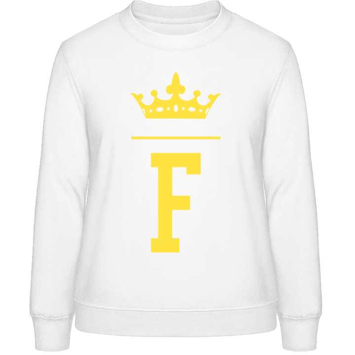 F Royal Initial Frauen Sweatshirt 0 image