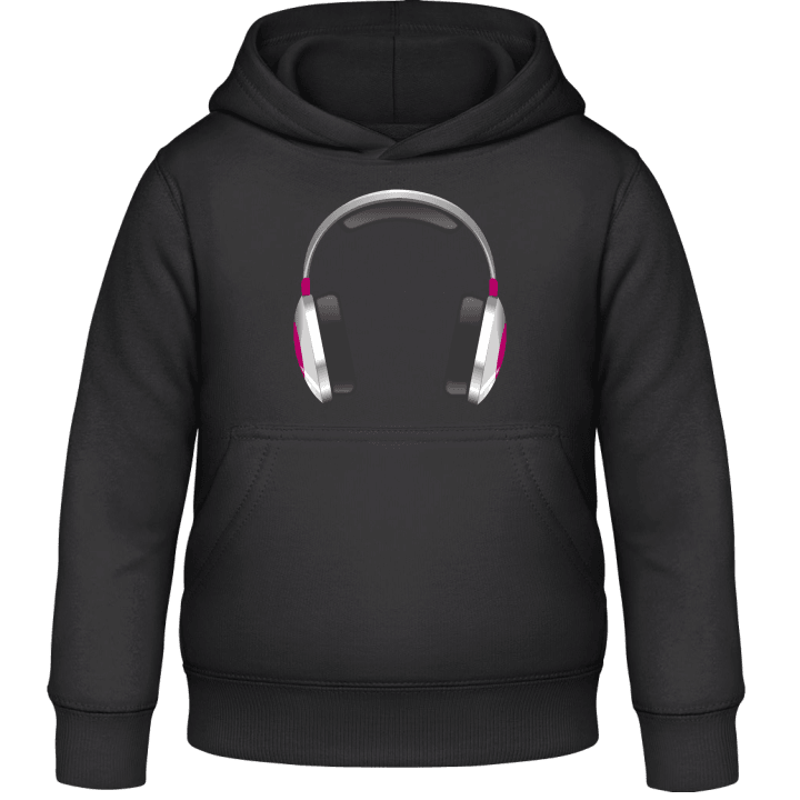Headphones Illustration Sweat à capuche pour enfants contain pic