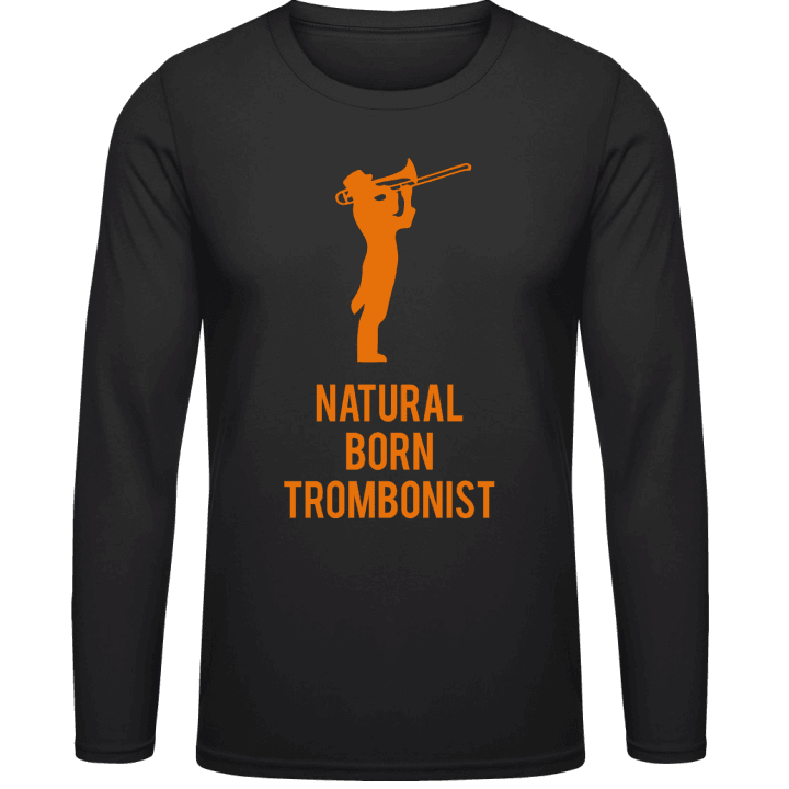 Natural Born Trombonist Camicia a maniche lunghe contain pic