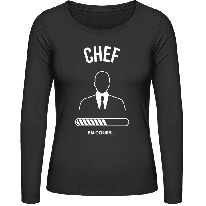 Chef On Cours Frauen Langarmshirt contain pic