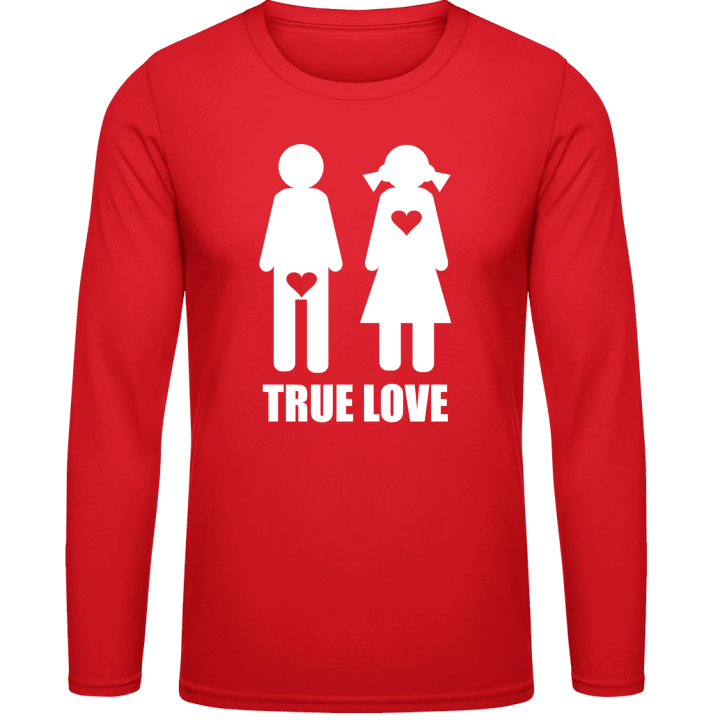 True Love T-shirt à manches longues contain pic