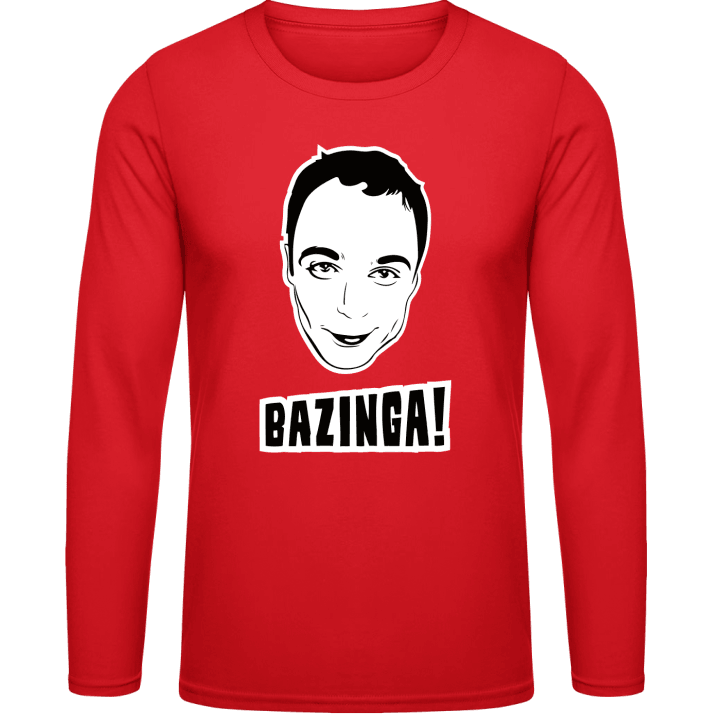 Bazinga Sheldon Long Sleeve Shirt 0 image