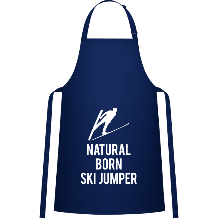 Natural Born Ski Jumper Kitchen Apron contain pic