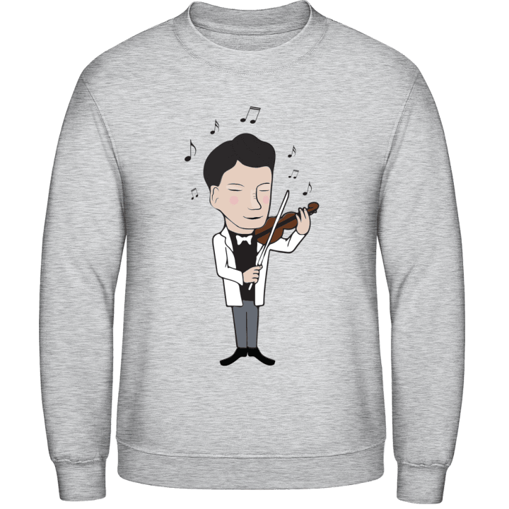 Violinist Illustration Sweatshirt contain pic