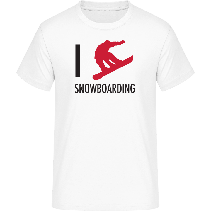 I Heart Snowboarding T-skjorte 0 image
