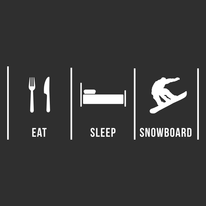 Eat Sleep Snowboarding Camisa de manga larga para mujer 0 image