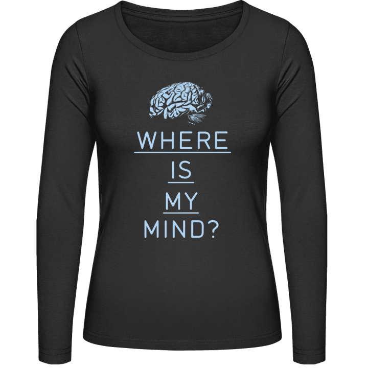 Where Is My Mind Vrouwen Lange Mouw Shirt contain pic
