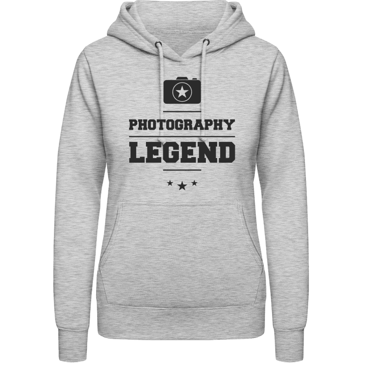 Photography Legend Felpa con cappuccio da donna contain pic