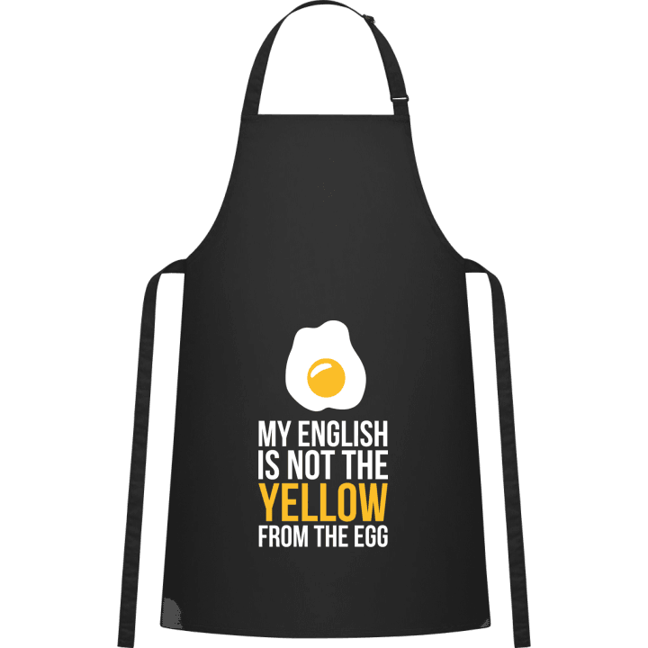 My English is not the yellow from the egg Kochschürze 0 image