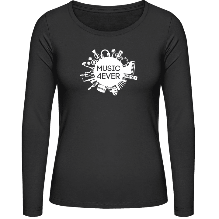 Music 4ever T-shirt à manches longues pour femmes contain pic