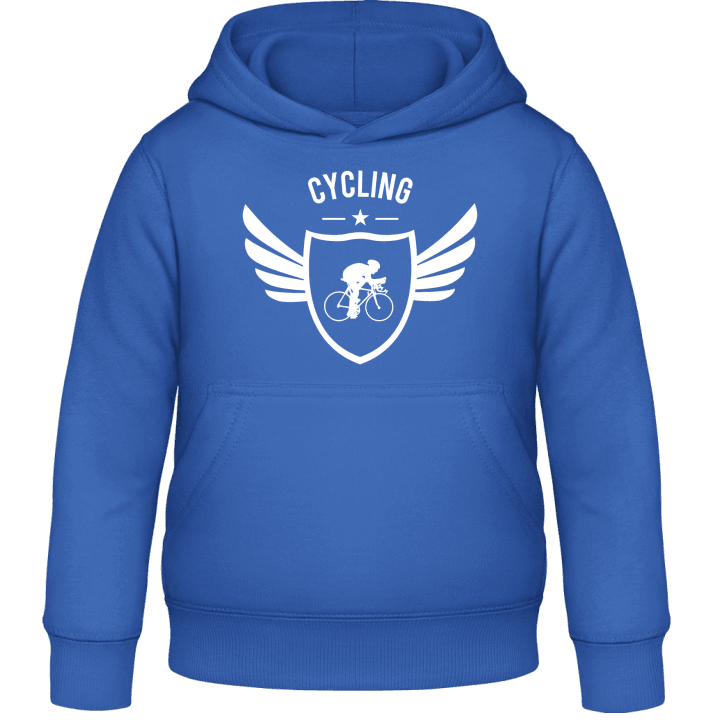 Cycling Star Winged Kids Hoodie contain pic