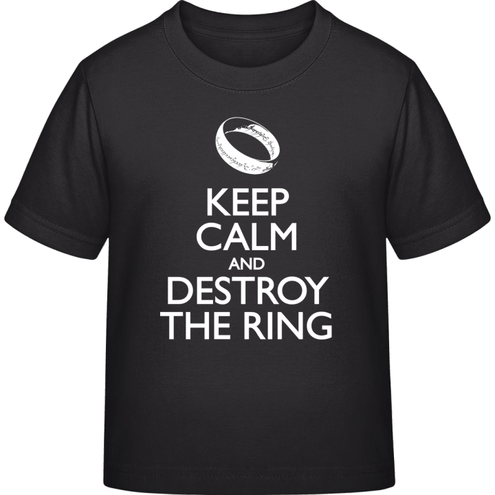 Keep Calm And Destroy The Ring Kids T-shirt 0 image