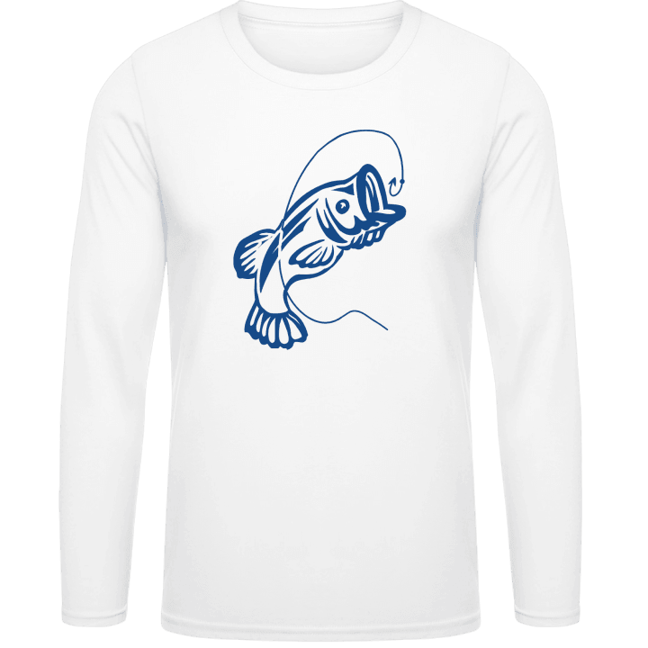 Fishing Symbol T-shirt à manches longues 0 image