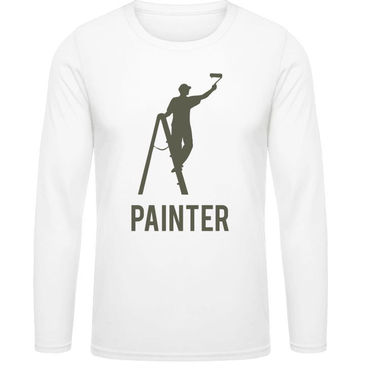 Painter At Work Langarmshirt contain pic