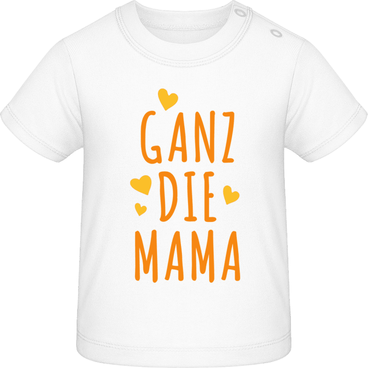 Ganz die Mama T-shirt för bebisar 0 image