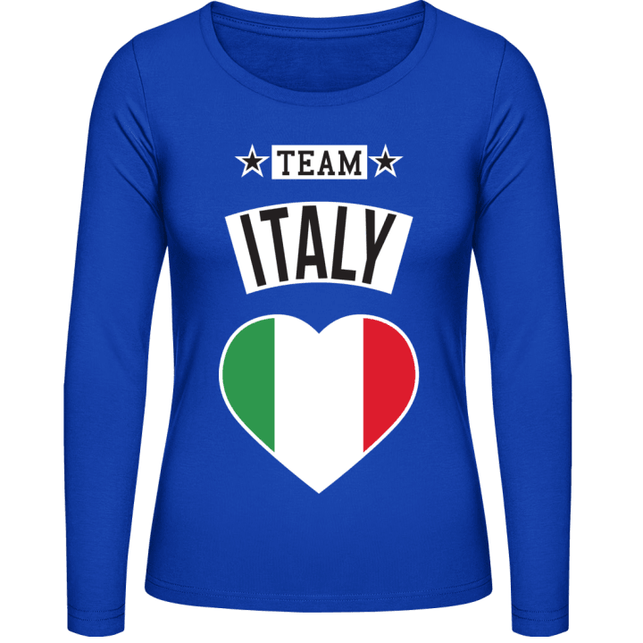 Team Italy Frauen Langarmshirt contain pic