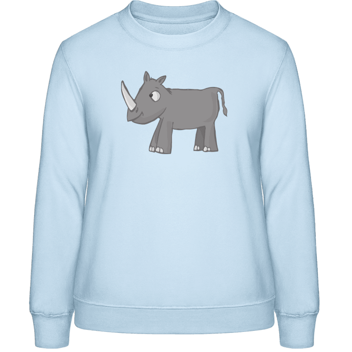 Rhino Sweet Illustration Frauen Sweatshirt 0 image