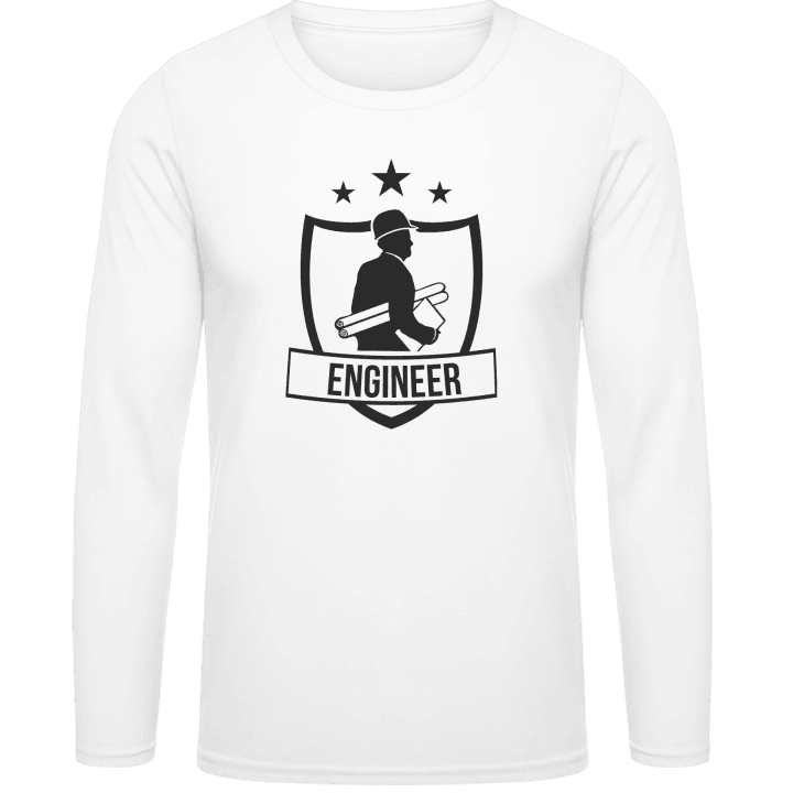 Engineer Coat Of Arms T-shirt à manches longues contain pic