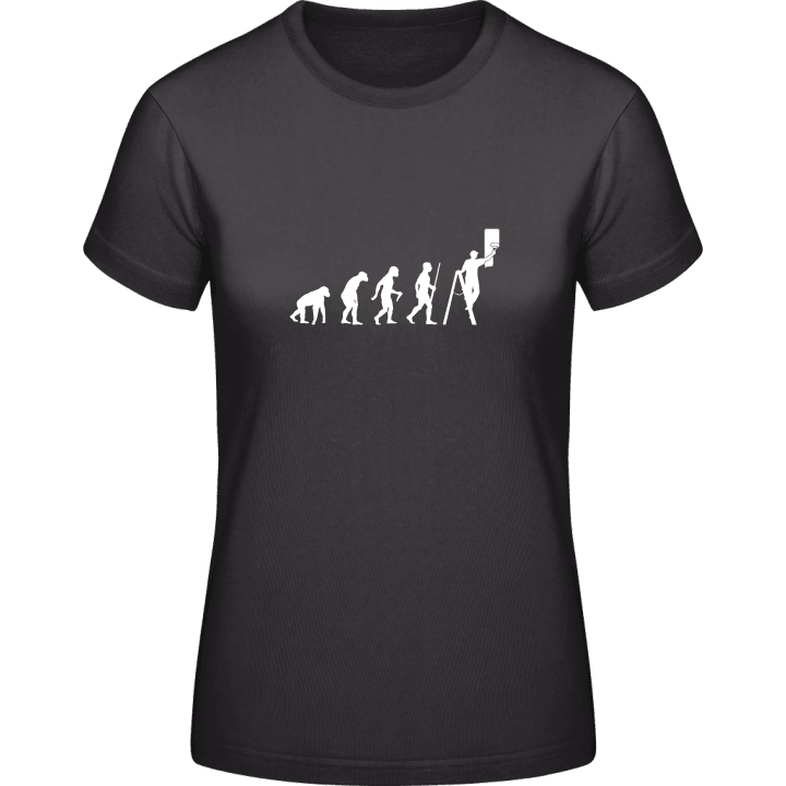 Painter Evolution Vrouwen T-shirt contain pic