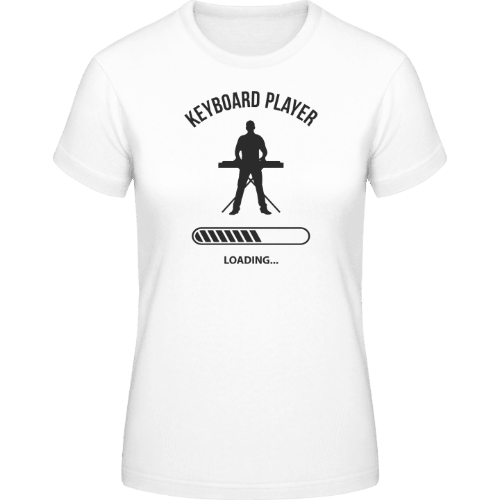 Keyboard Player Loading Camiseta de mujer contain pic
