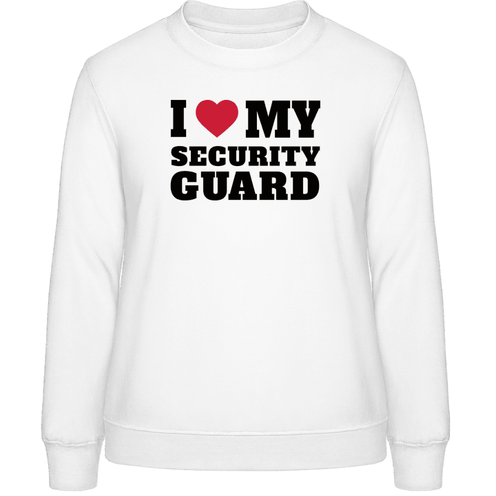 I Love My Security Guard Sweatshirt til kvinder 0 image