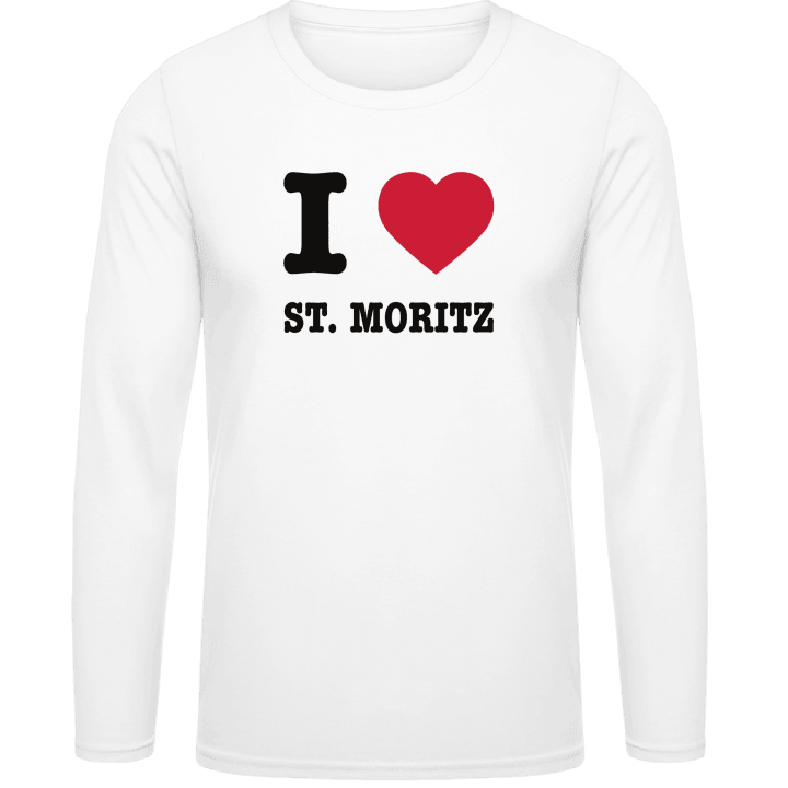 I Love St. Moritz Camicia a maniche lunghe contain pic