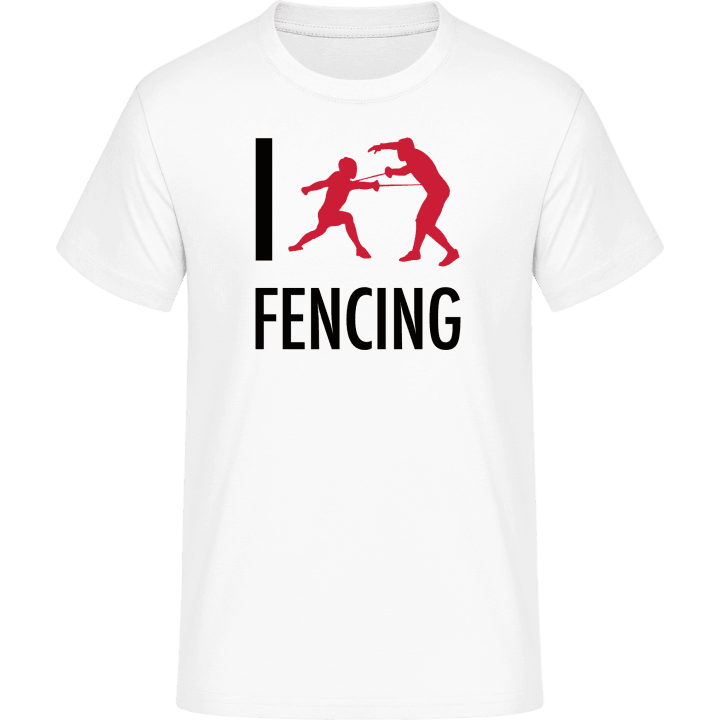 I Love Fencing Camiseta contain pic